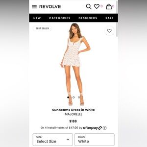 Majorelle Sunbeams Dress - small and NWOT